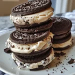 Homemade Oreo Ice Cream Sandwich