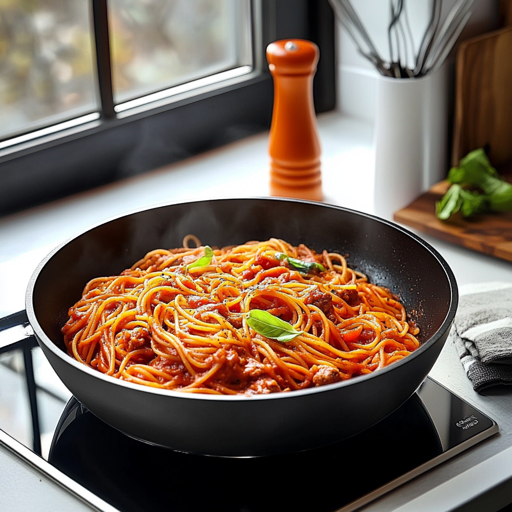 One Pot Spaghetti Dish