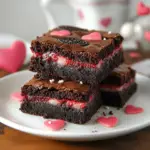 Valentine's oreo brownies