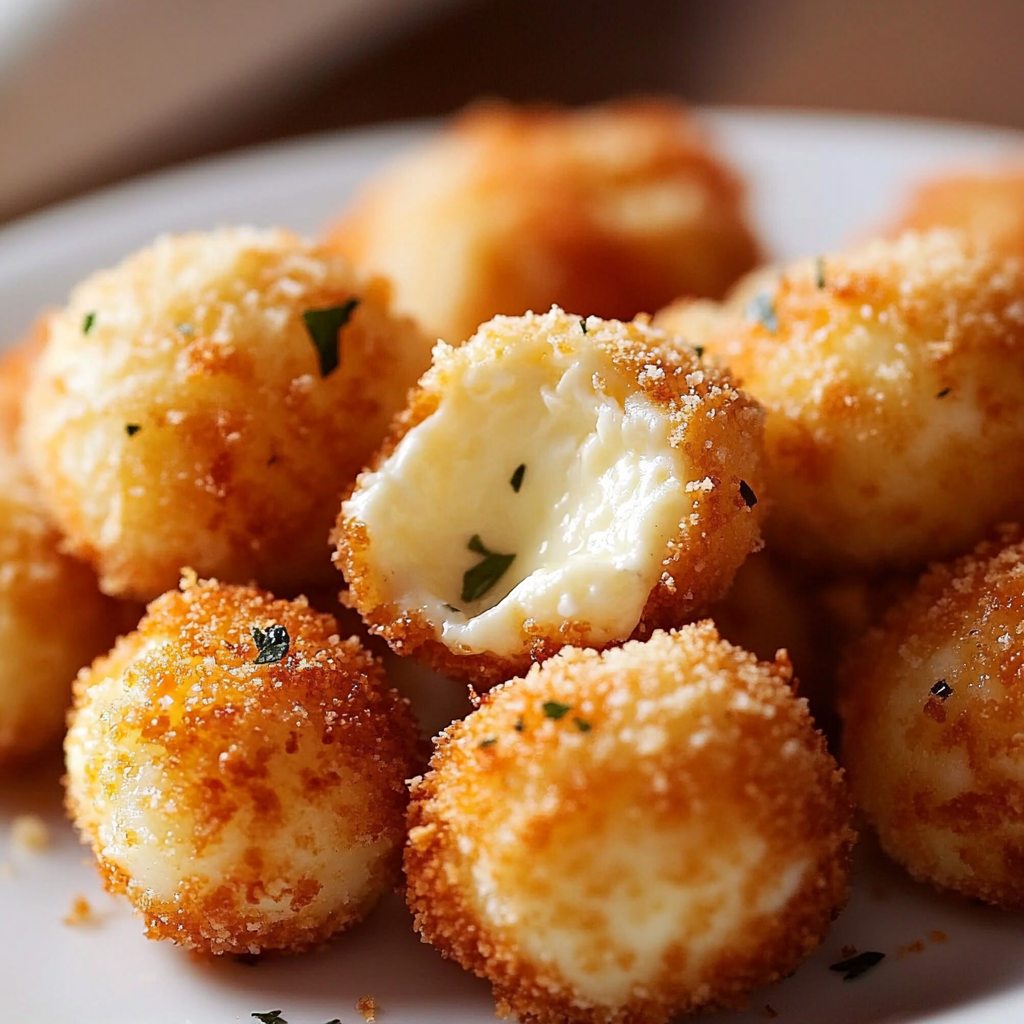 Cheesy Parmesan Mozzarella Bites