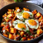 Sweet Potato Hash with Eggs
