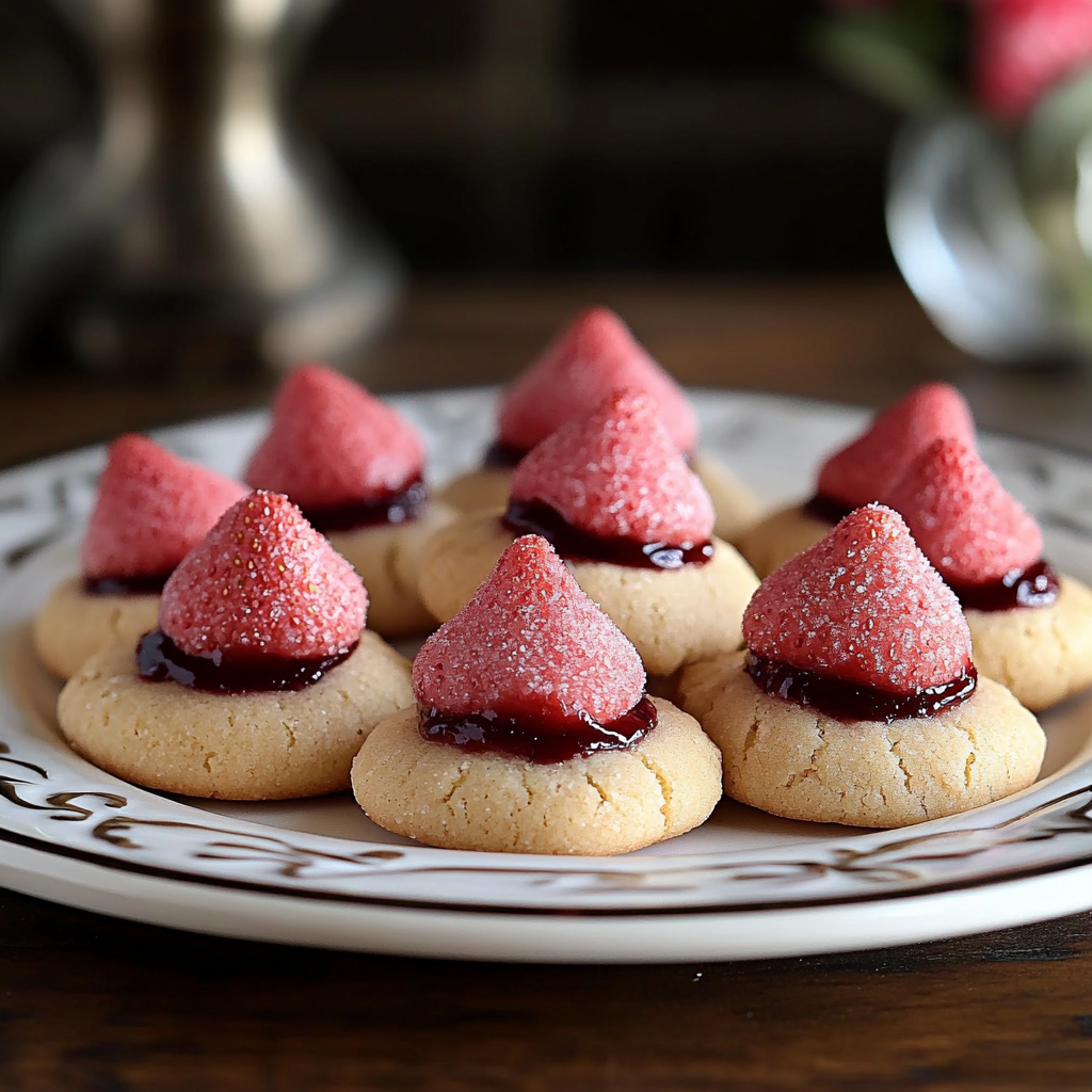 Strawberry Kiss Cookies