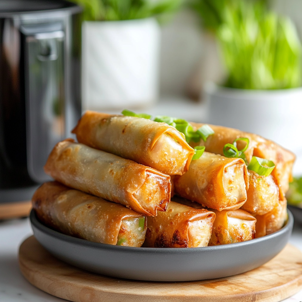 Crispy Air Fryer Spring Rolls