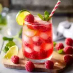 Raspberry Lime Fizz Drink