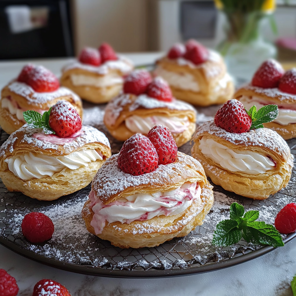 Strawberry Cream Puffs