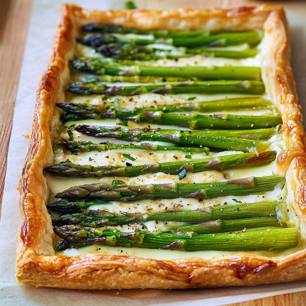Asparagus and Goat Cheese Tart