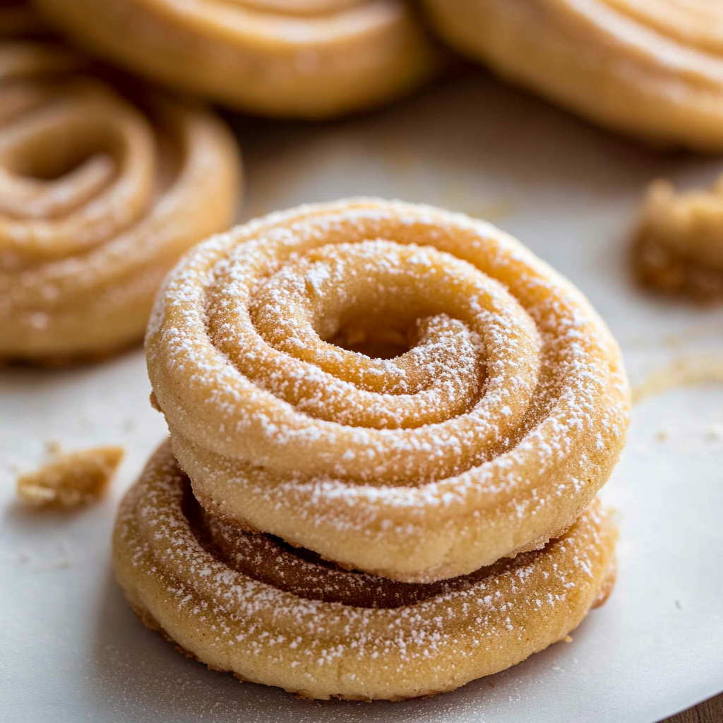 Churro Cookies Freshly Baked