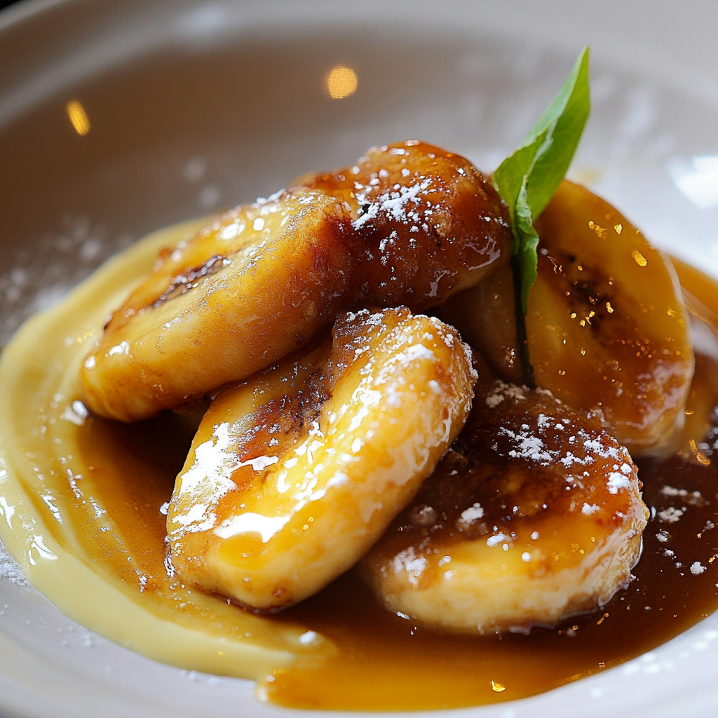 Classic New Orleans Bananas Foster Dessert