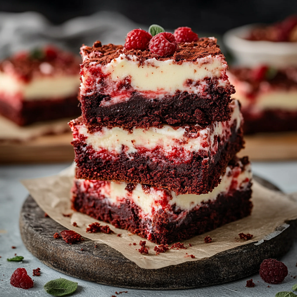red velvet cheesecake brownies