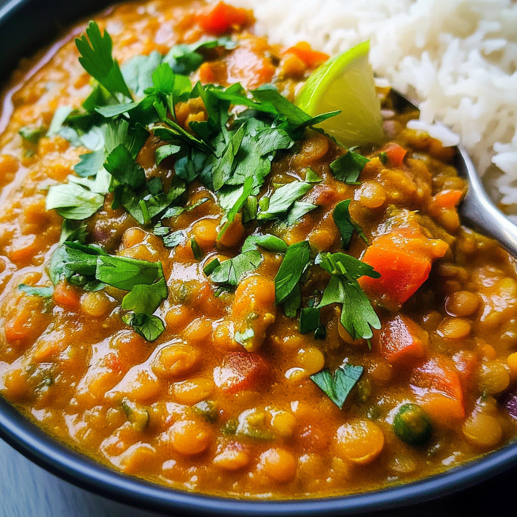 Easy Healthy Lentil Curry Homechefrecipes