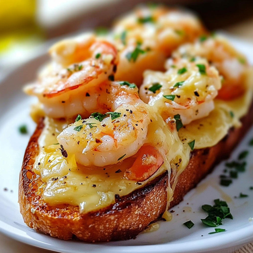 Cheesy Shrimp Toast