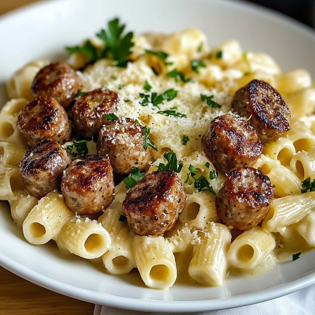 Garlic Butter Sausage Dish