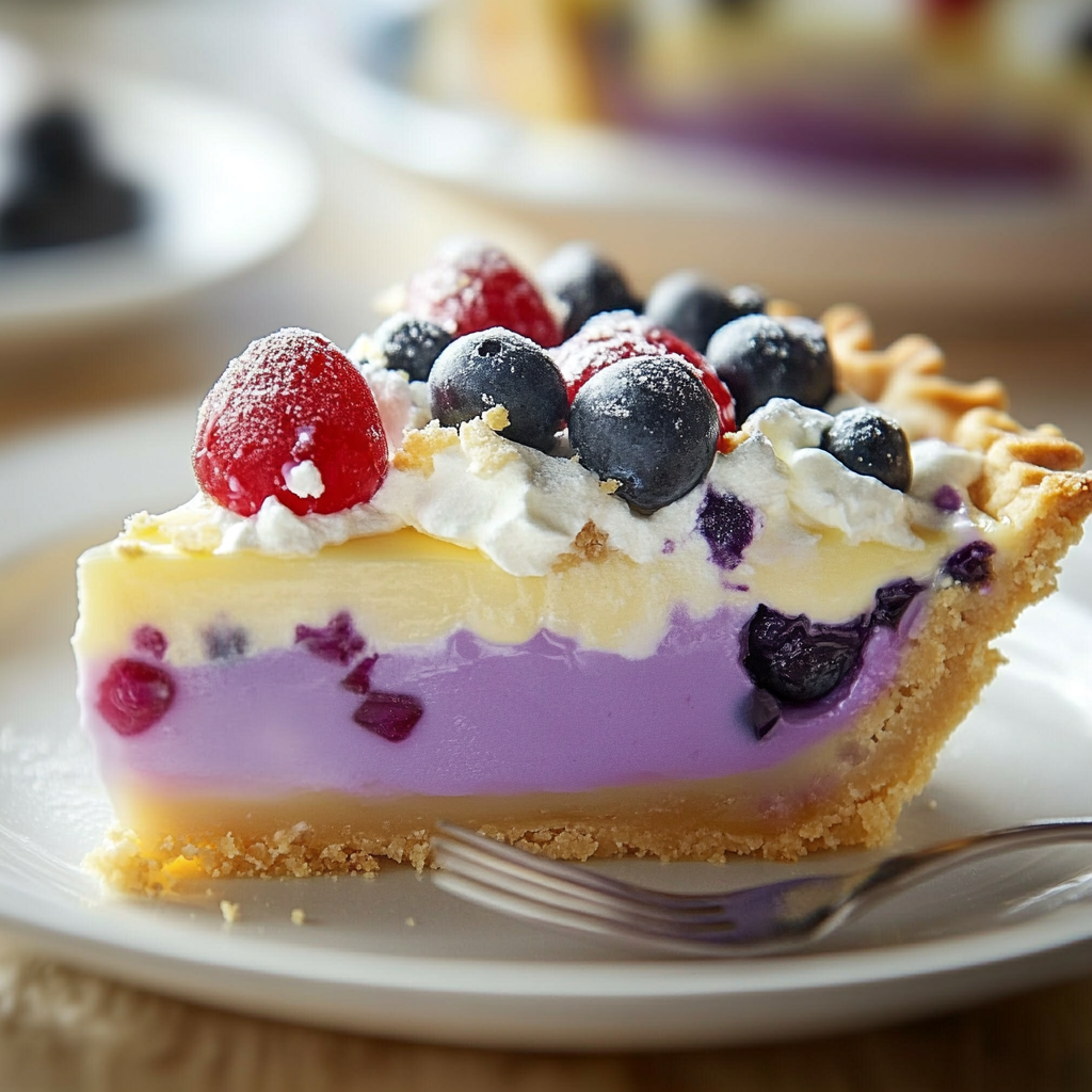 Colorful Easter Jell-O Pie