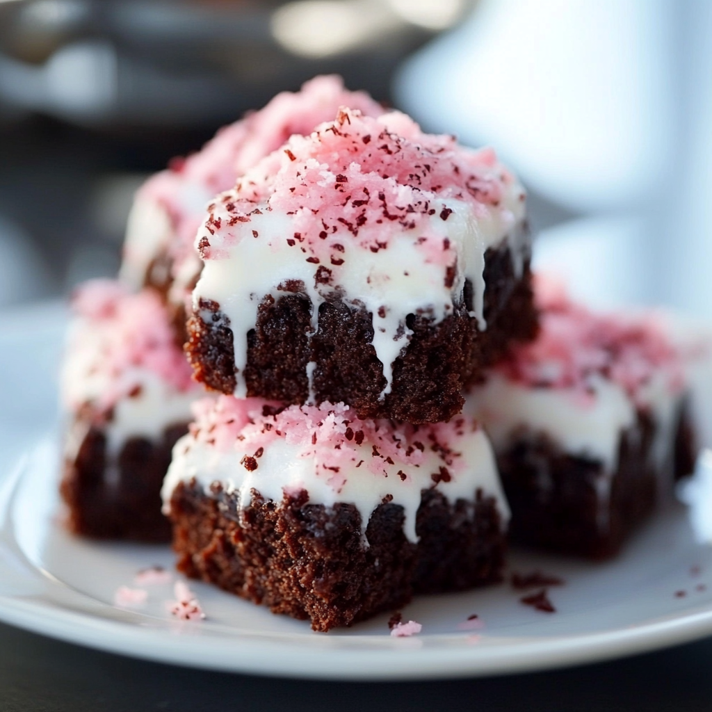 Sno Ball Brownies Dessert