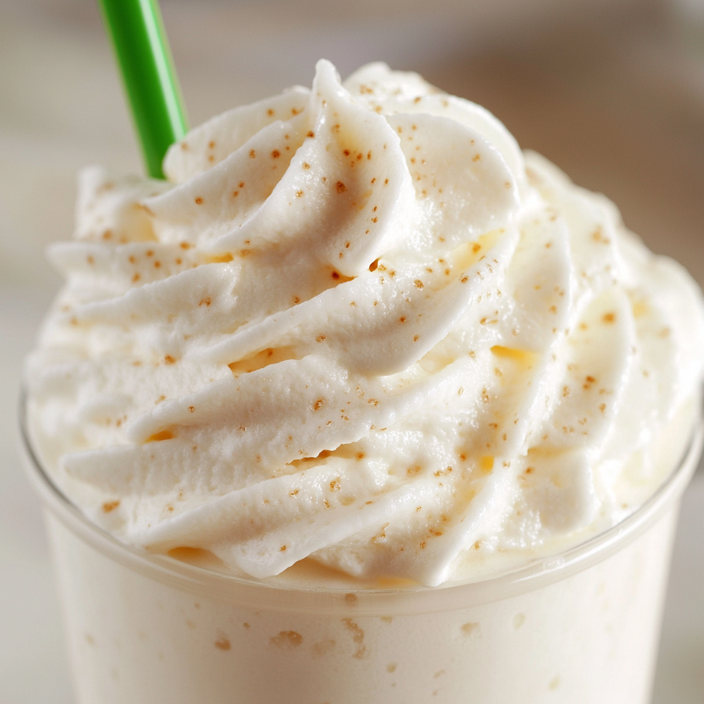 Homemade Vanilla Bean Frappuccino