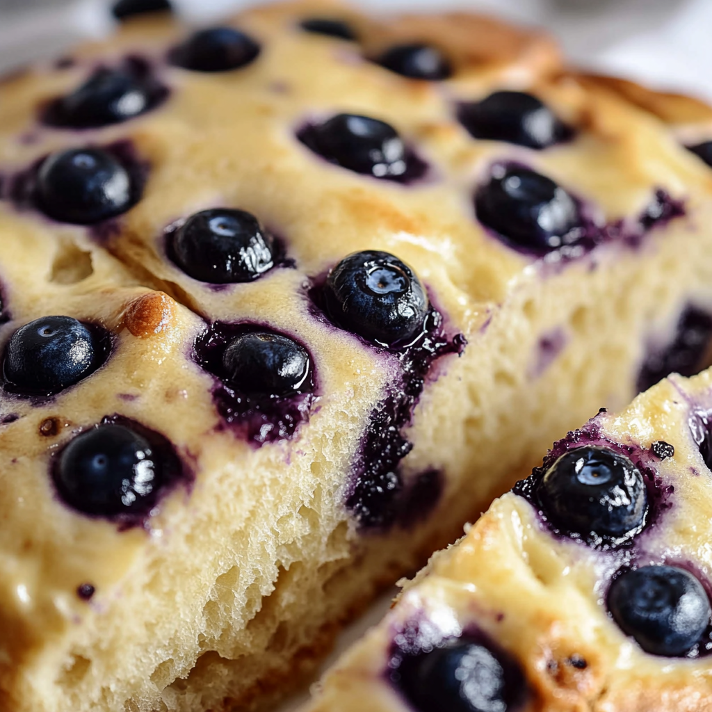 Lemon Blueberry Cream Cheese Sourdough Bread