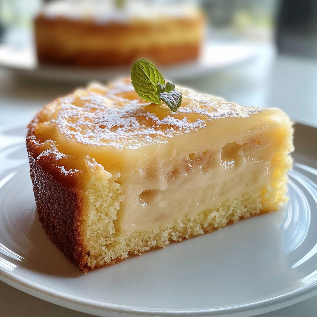 Delicious Vanilla Pudding Cake