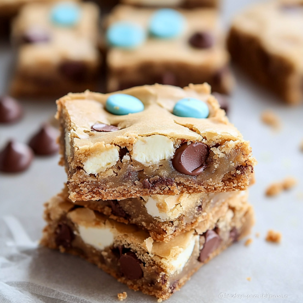 Easter Cake Mix Cookie Bars