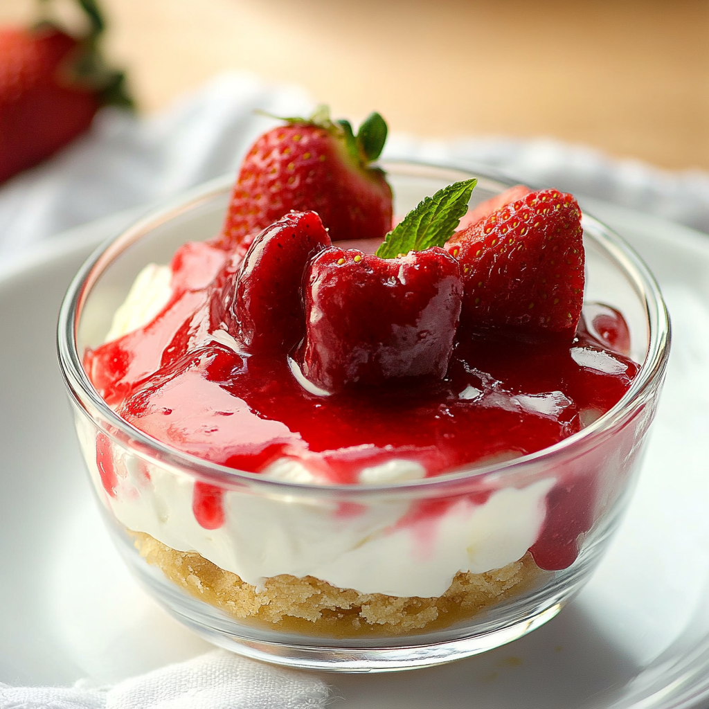 Strawberry Cheesecake Dip Delight