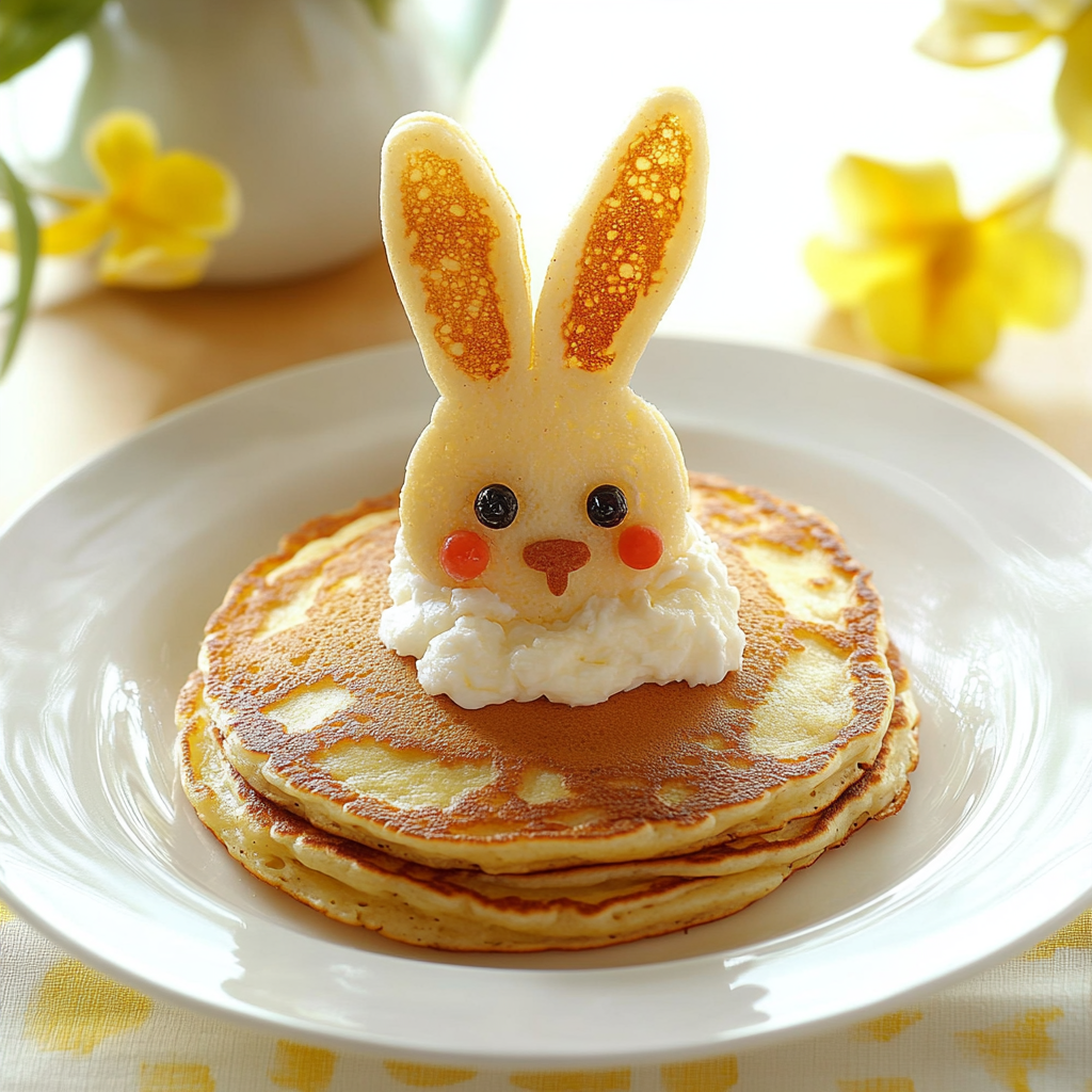 Easter Bunny Pancakes Delight