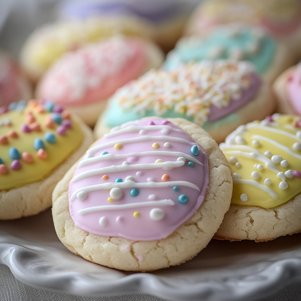 Easter Egg Sugar Cookies