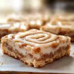 Cinnamon Roll Bliss Bars Freshly Baked