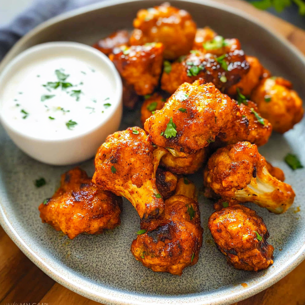Air Fryer Cauliflower Wings Recipe Homechefrecipes