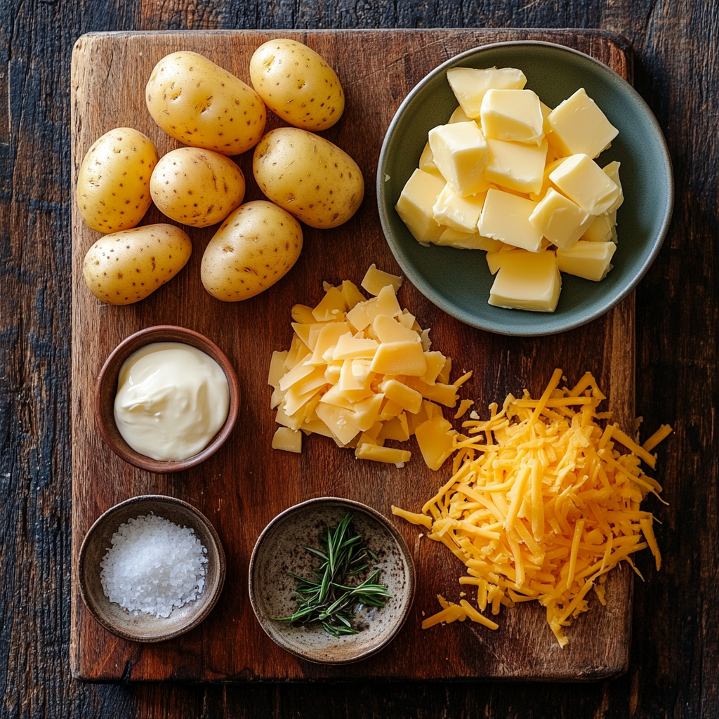 Cheesy Mashed Potatoes ingredients