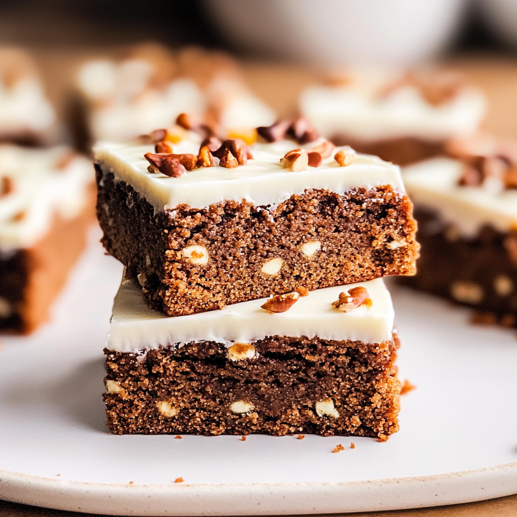 Chewy Gingerbread Bars