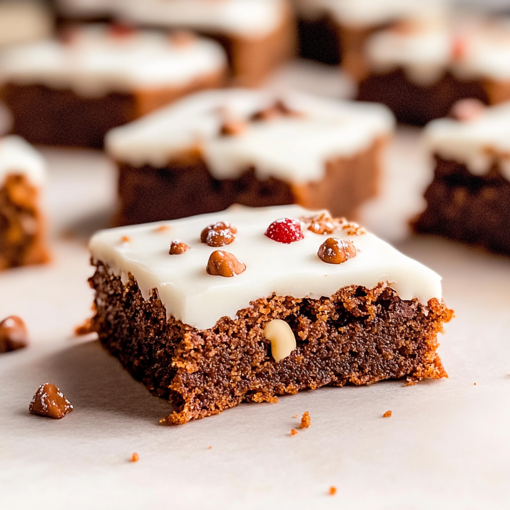 Chewy Gingerbread Bars