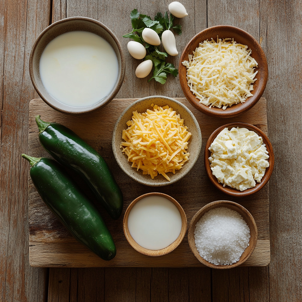 Chile Relleno Breakfast Casserole ingredients