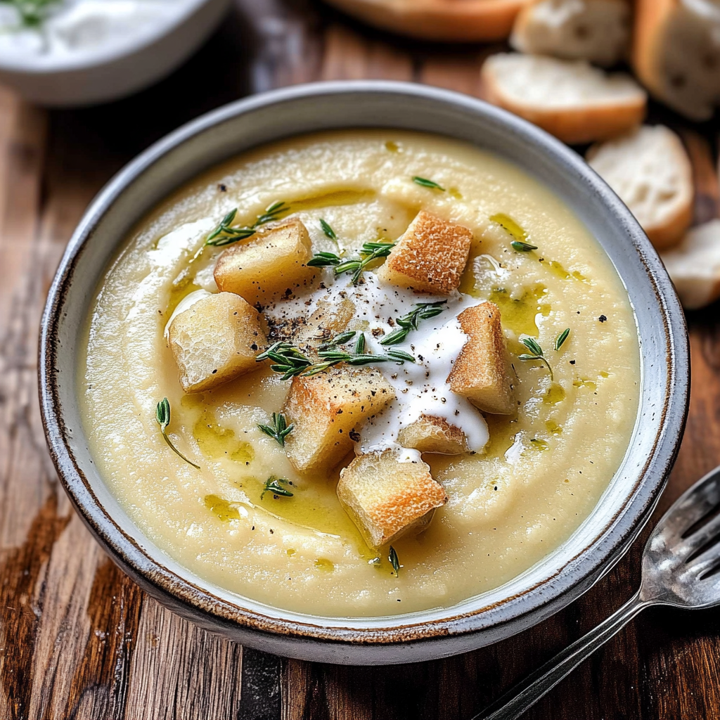 Creamy Potato Leek Soup