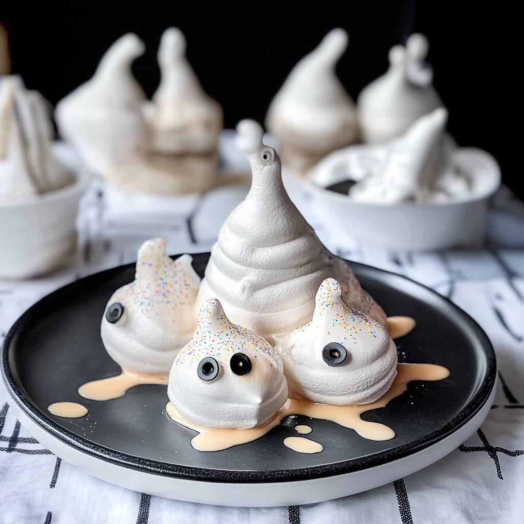 Ghost Meringues