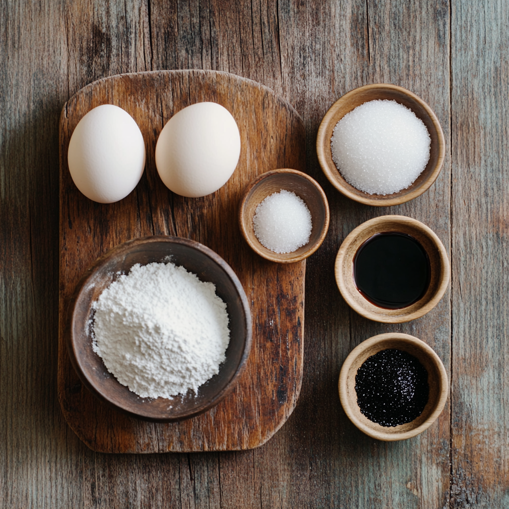 Ghost Meringues ingredients