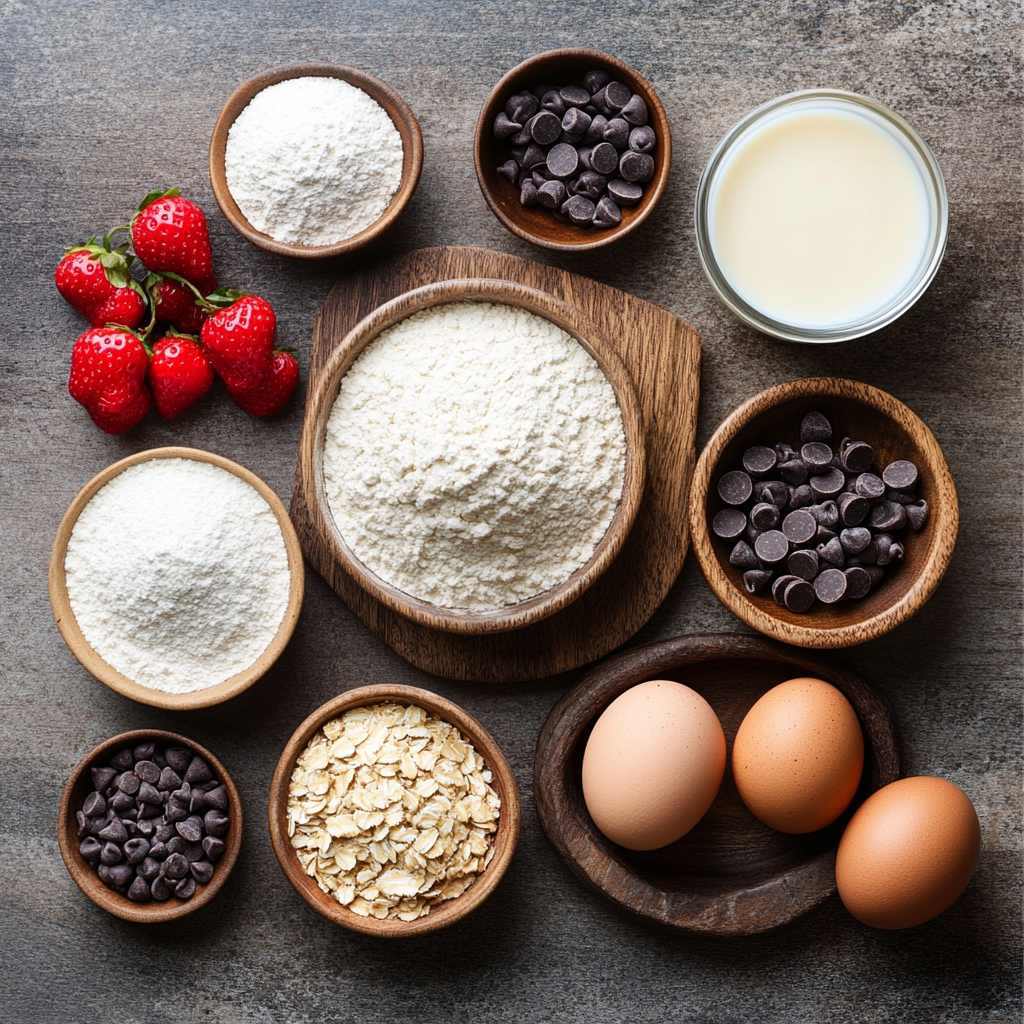 Gluten-Free Mini Muffins ingredients