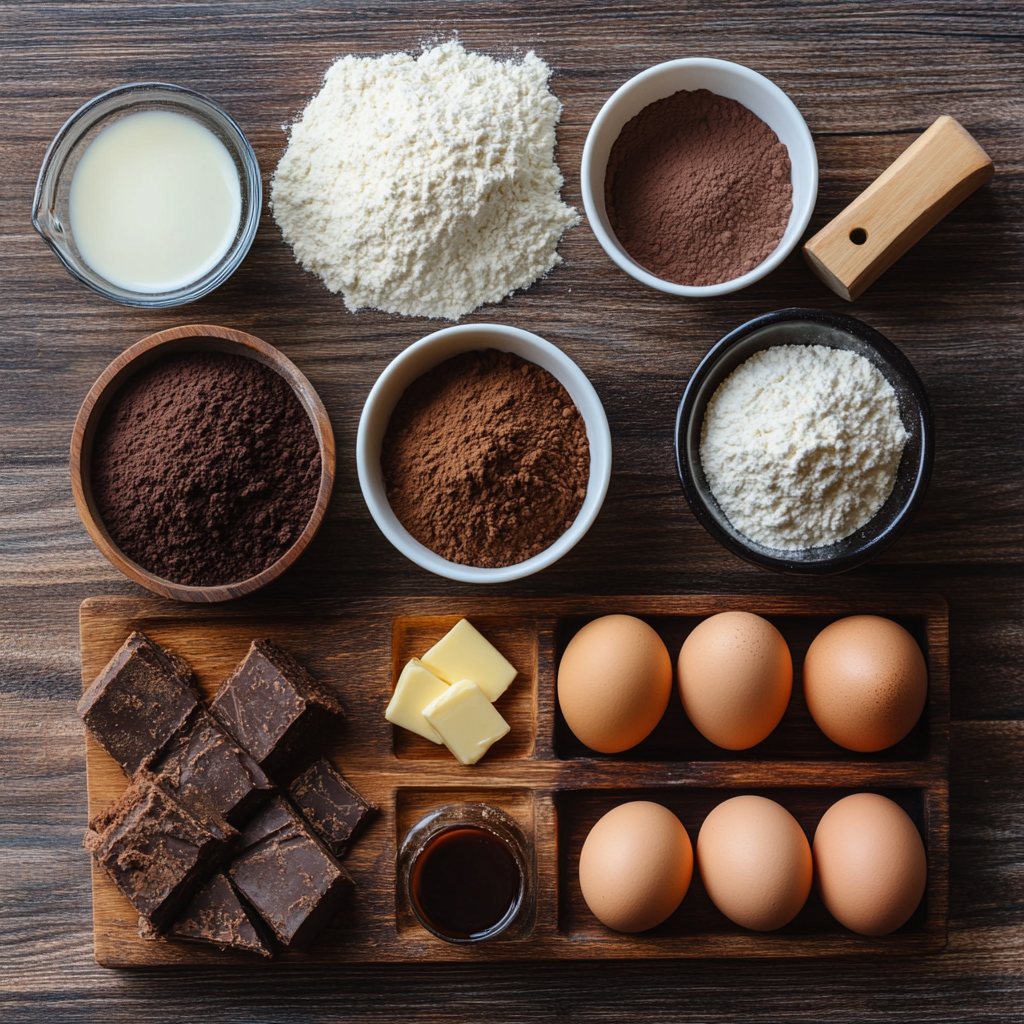Guinness Chocolate Bundt Cake ingredients