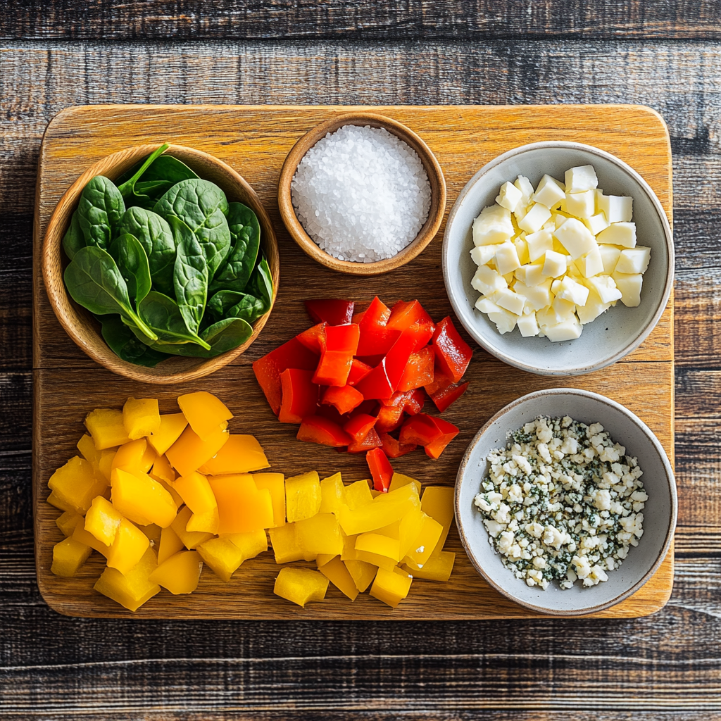 High Protein Omelette ingredients