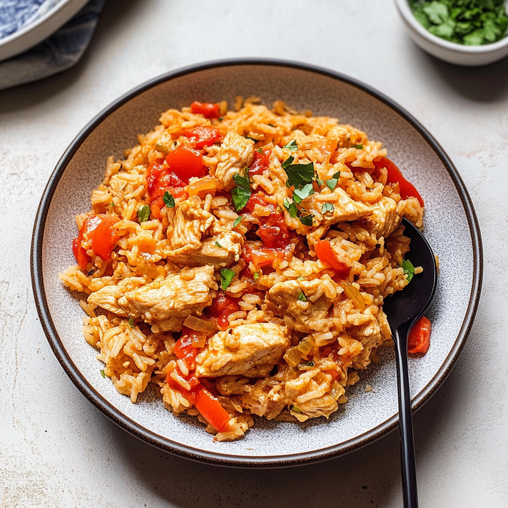 One Pan Chicken and Rice