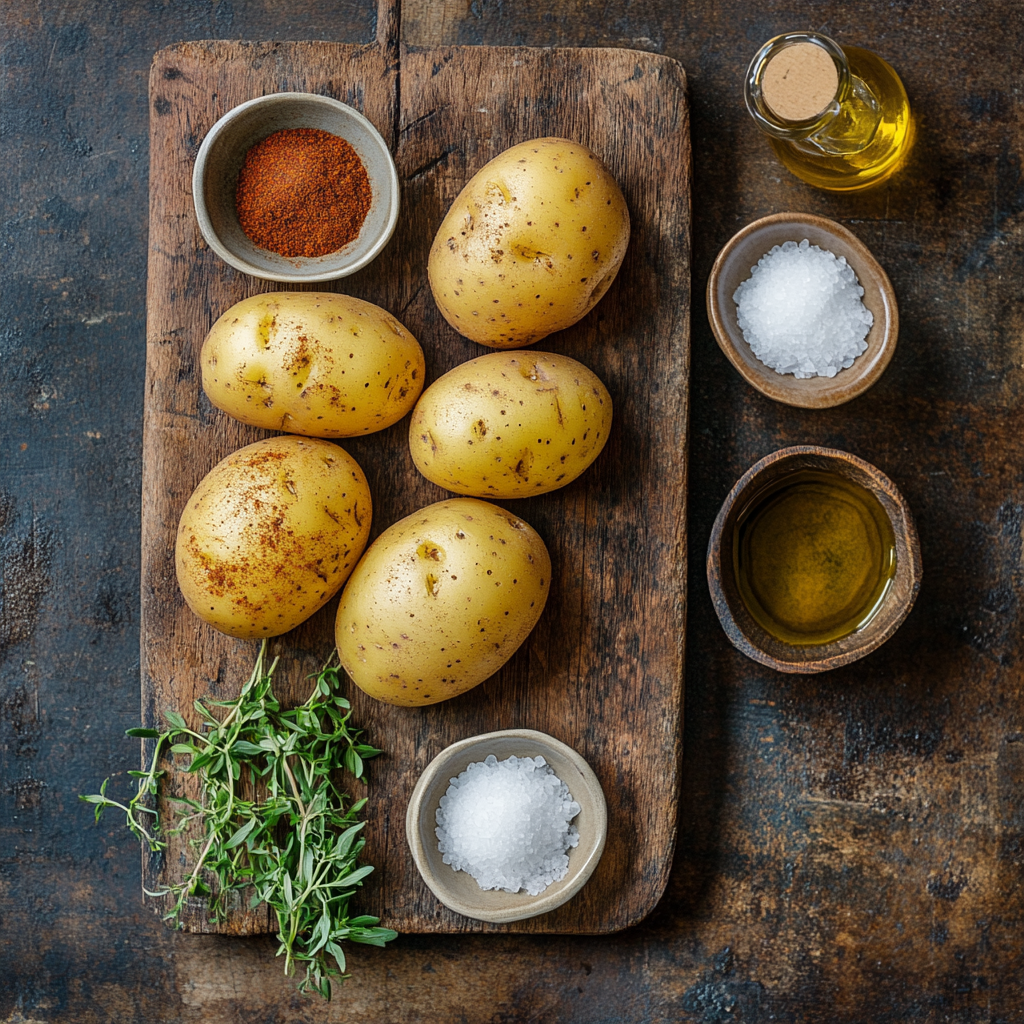 Potato Wedges ingredients
