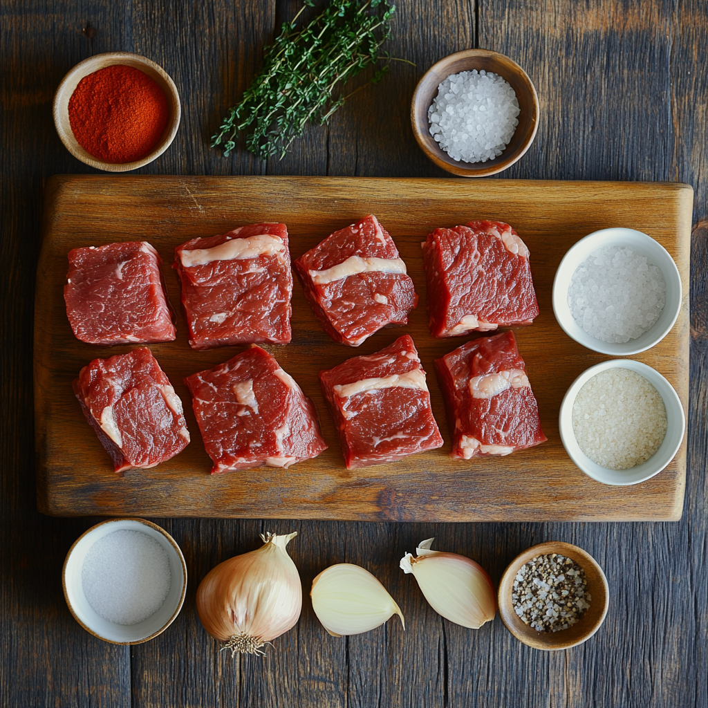 Slow Cooker Brisket ingredients