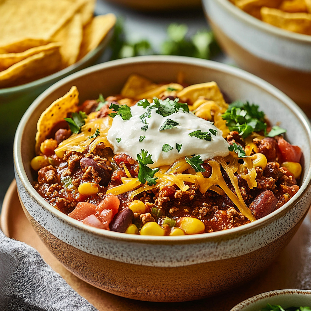 Slow Cooker Taco Chili
