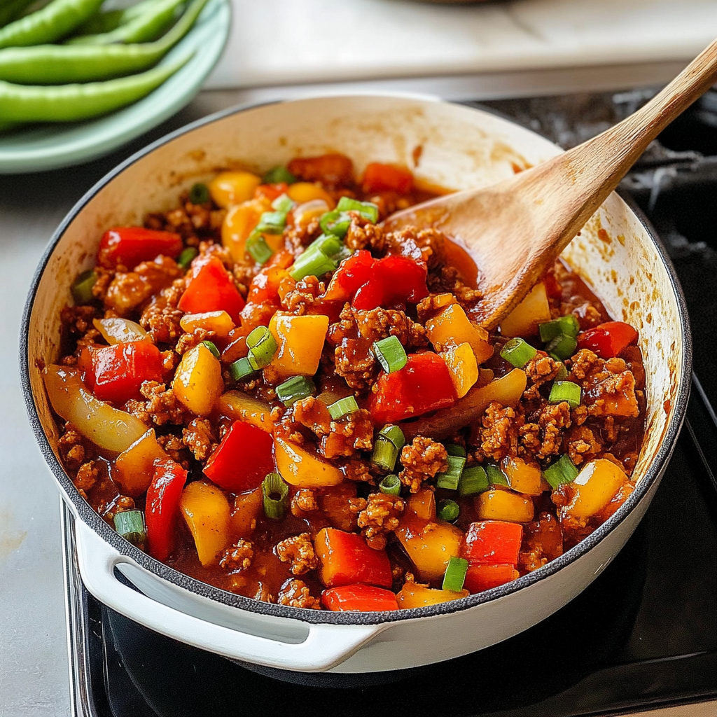 Sweet & Sour Ground Chicken