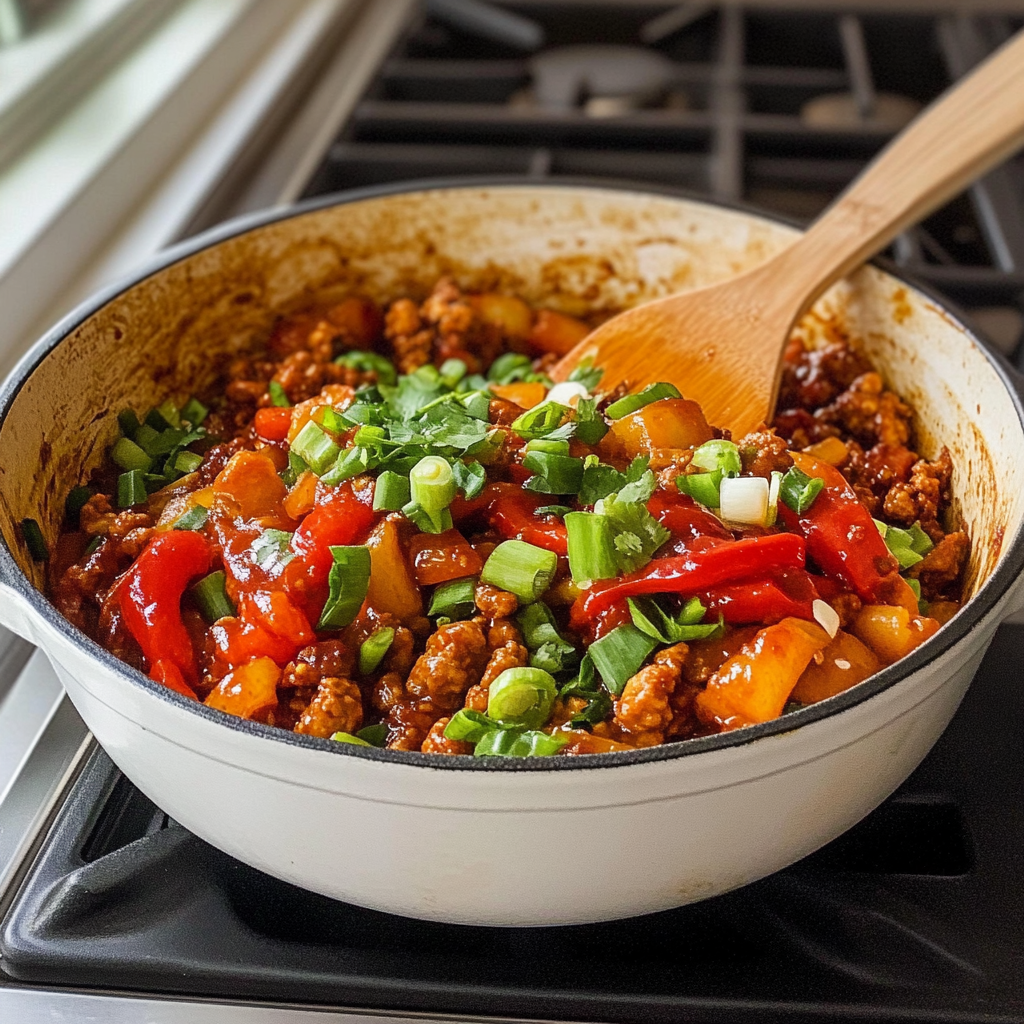 Sweet & Sour Ground Chicken
