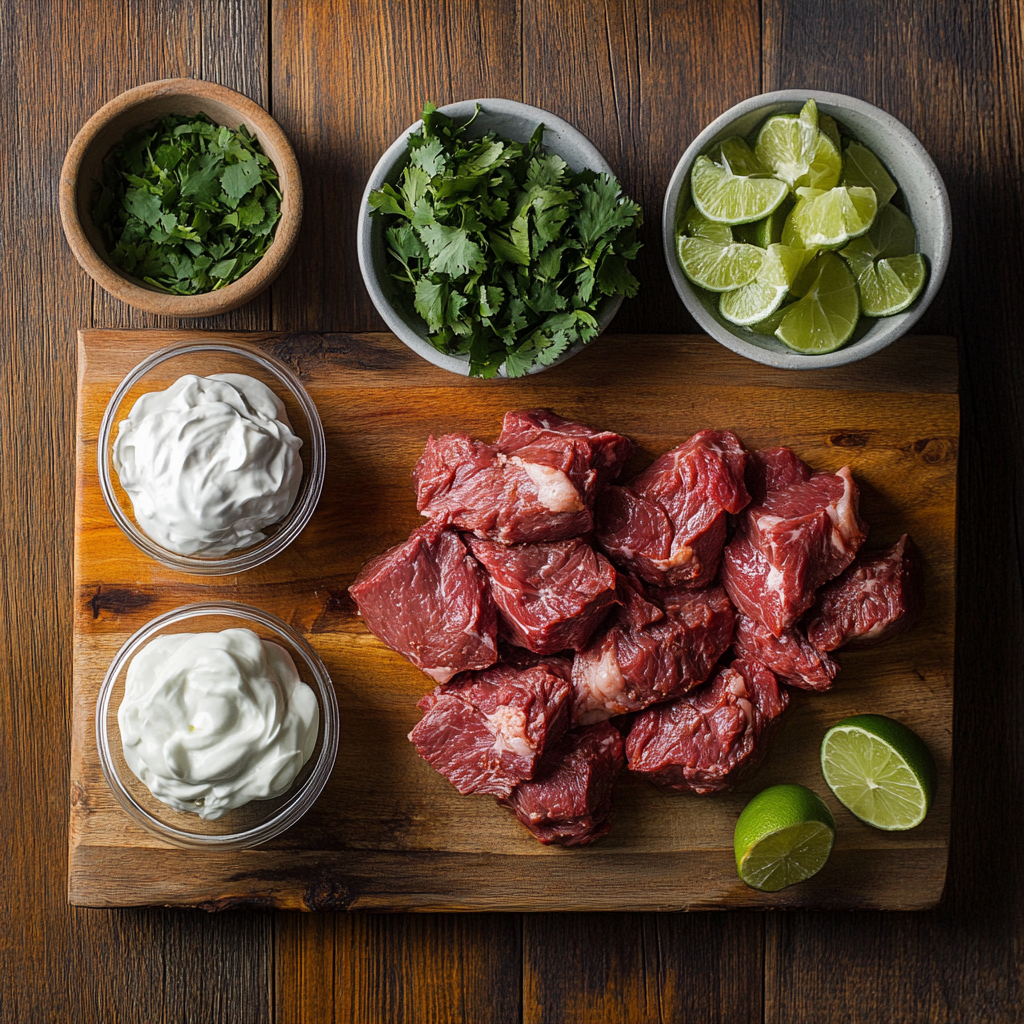 Taco Shredded Beef ingredients