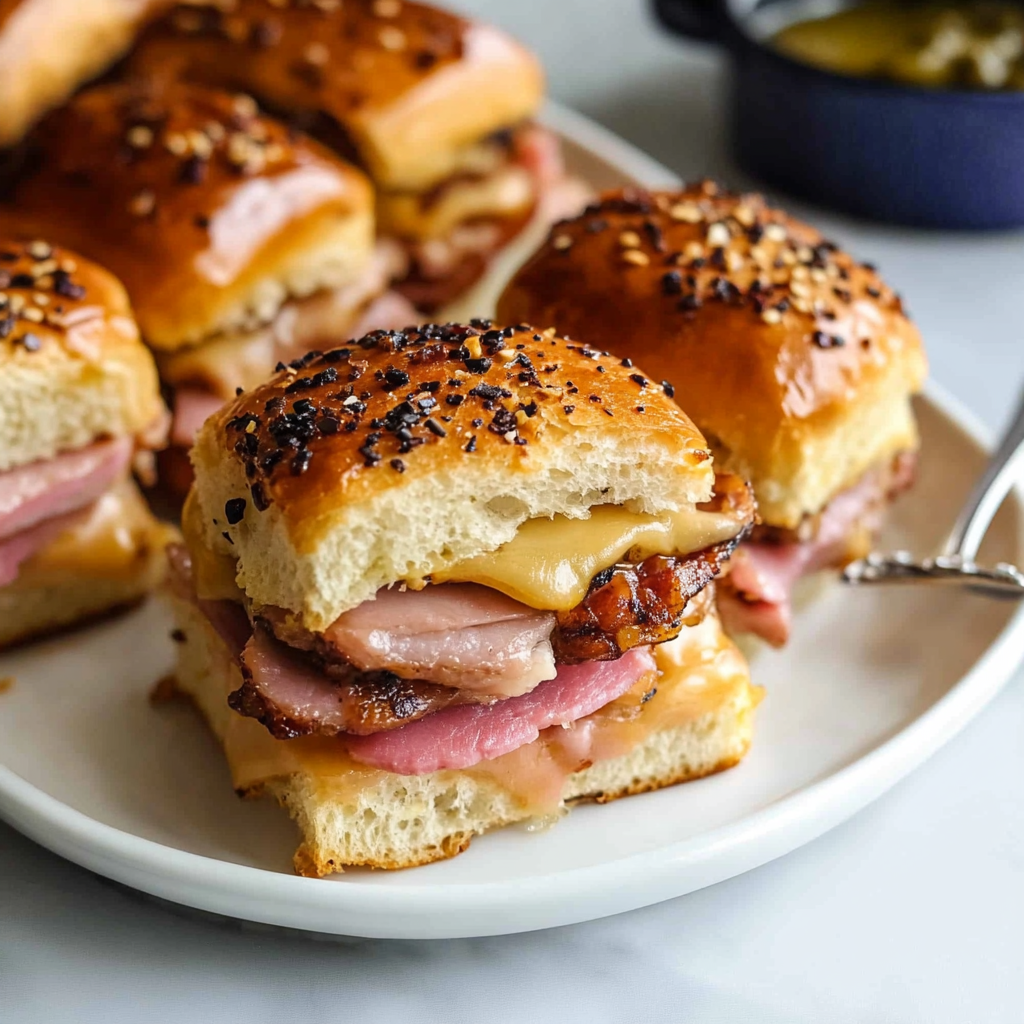 ham and swiss sliders