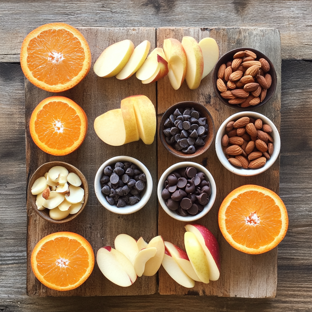 healthy Halloween Dessert Platter ingredients