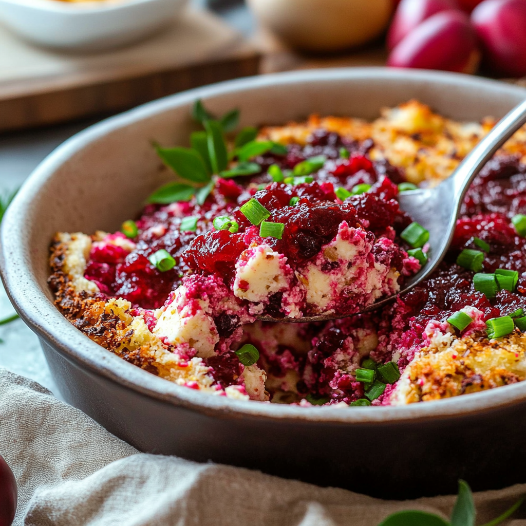 Baked Cranberry Cream Cheese Dip