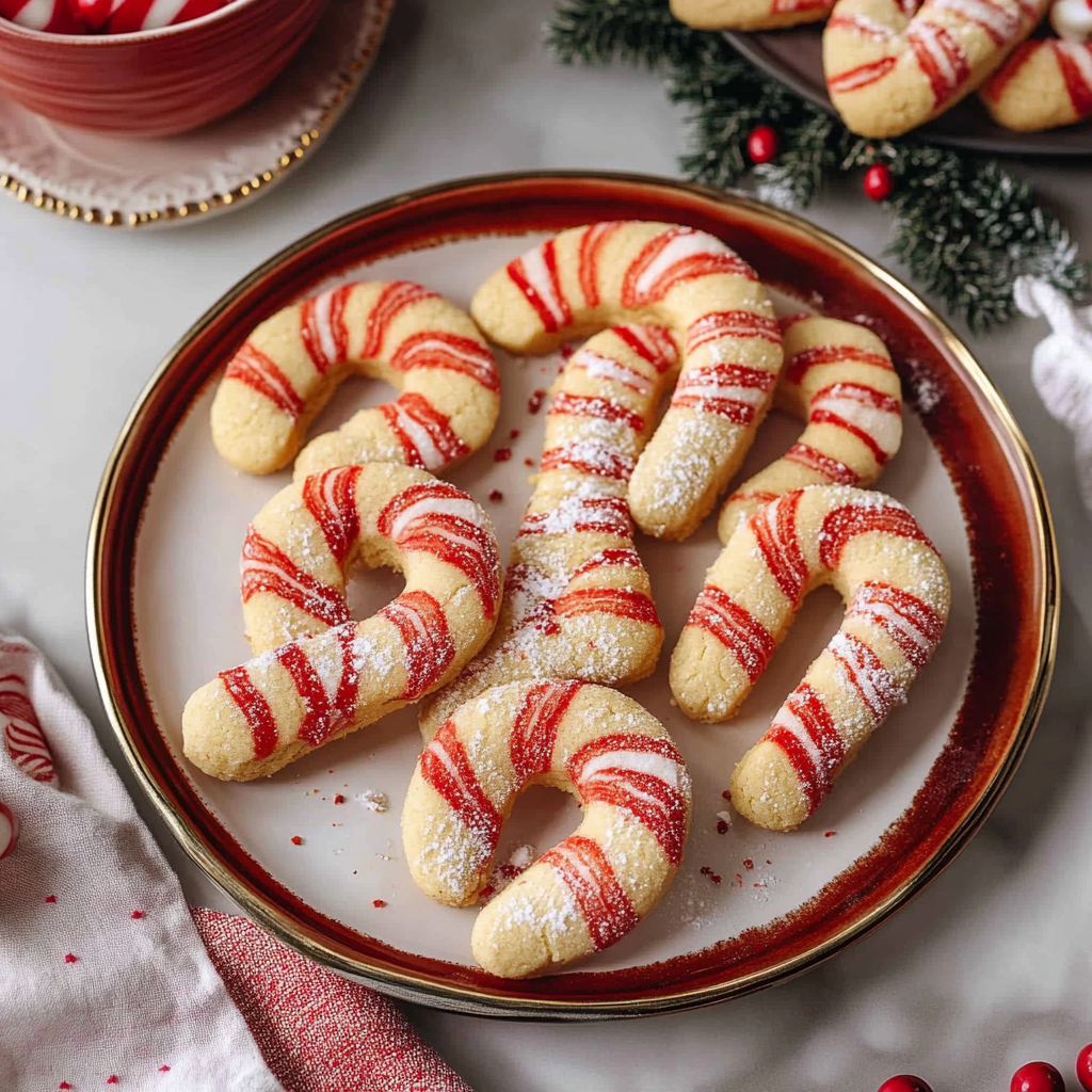 Candy Cane Cookies