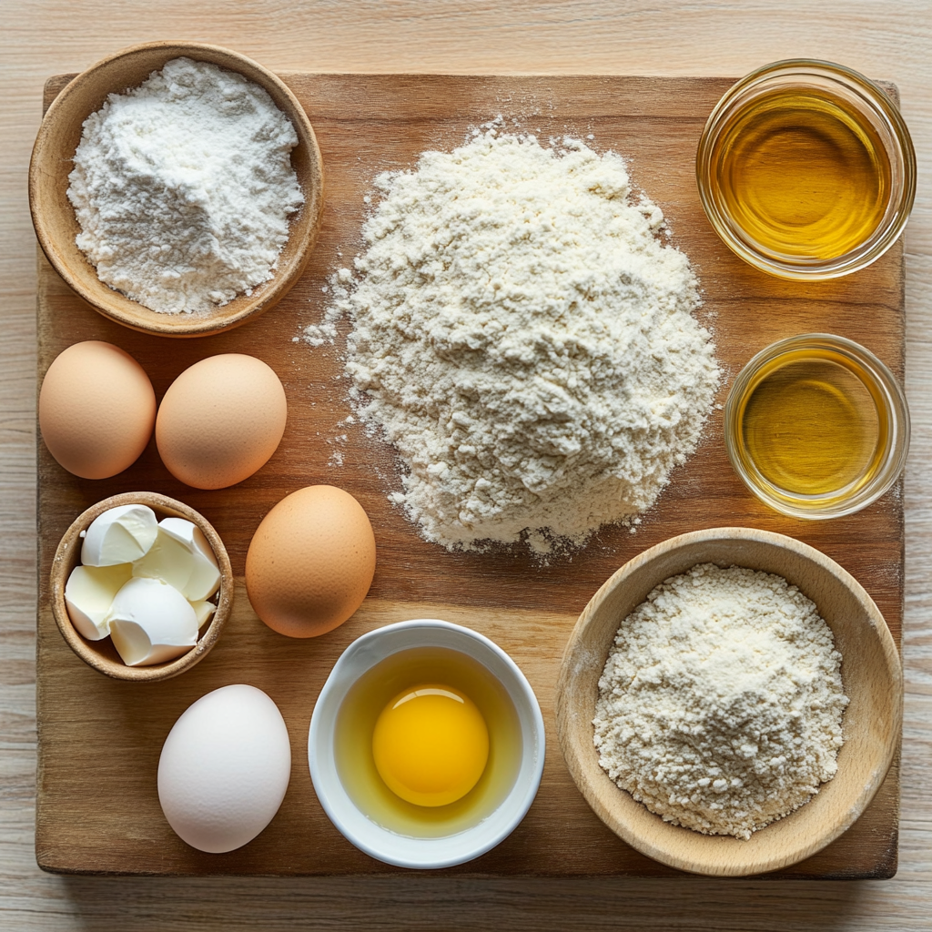 Challah Bread ingredients