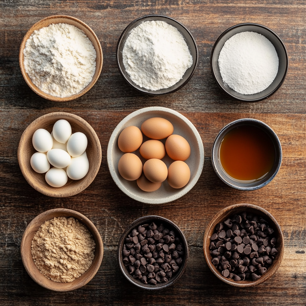 Chocolate-Dipped Cinnamon Maple Peanut Butter Sugar Cookies ingredients